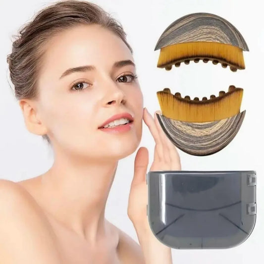 Wooden Body Brush, Dry Brushing Exfoliating Brush with Soft Bristles, for Lymphatic Drainage, Cellulite Reduction and Skin Exfoliation